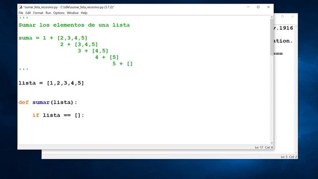 Python - Nivel 26 - Reto 5 - Sumar los elementos de una lista смотреть онлайн