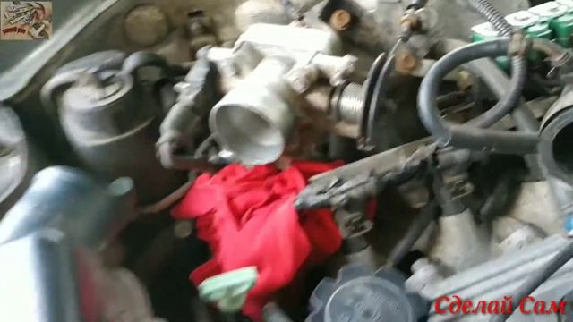 Как почистить дросельную заслонку, своими руками. how to clean the throttle смотреть онлайн