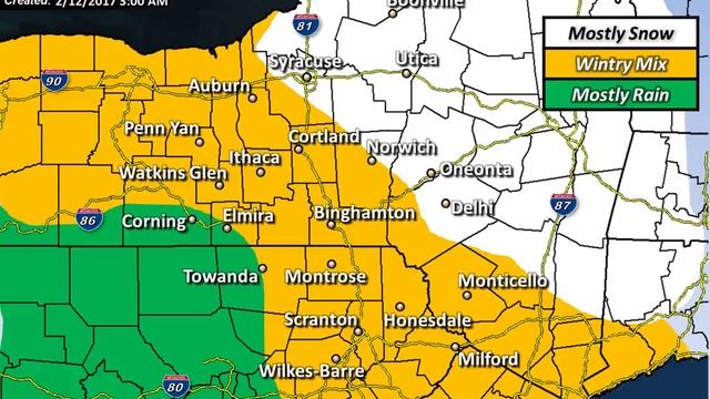 NWS Binghamton 530am Feb 12 Winter Storm Briefing смотреть онлайн