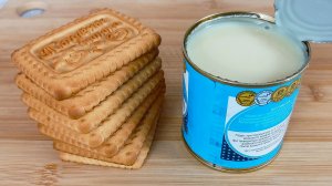 Вкусный десерт из сгущенки и печенья к чаю. Любимый вкус шоколадной колбасы из детства