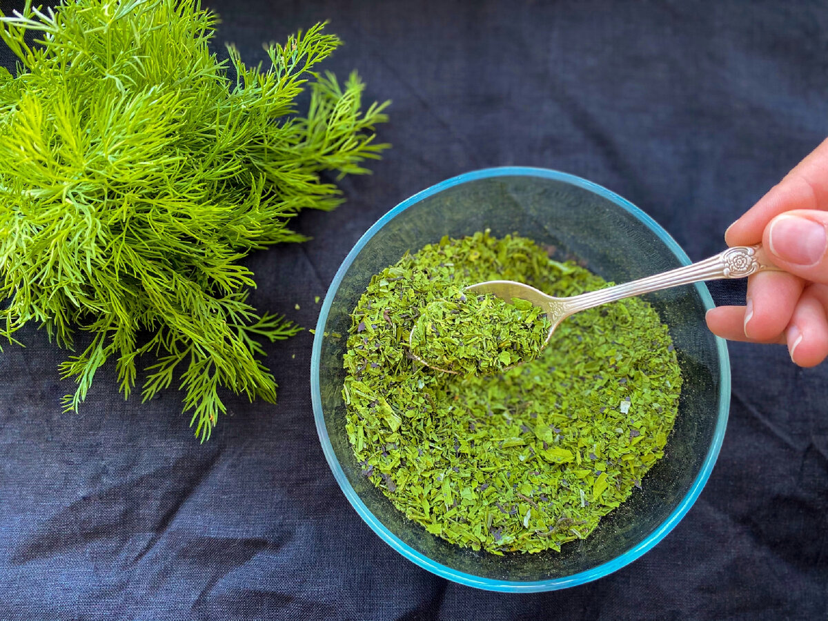 Заготовка зелени на зиму (простой способ)