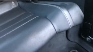 Как снять задние сиденья Мерседес С250