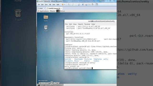 Using browser as a terminal - Centos 7 смотреть онлайн