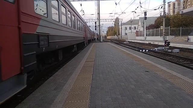 ЭД9М-0067 с сообщением Шпалопропитка - Тракторная, ЧМЭ3-5946 следует с вагоном смотреть онлайн