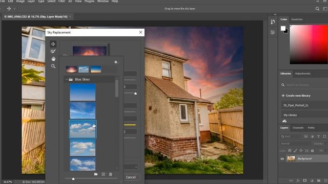 Sky Replacement Photoshop 2021 Version 22 (V22)
