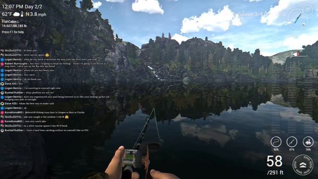 Fishing Planet LIVE! | Catching Trout on Falcon Lake in Oregon смотреть онлайн
