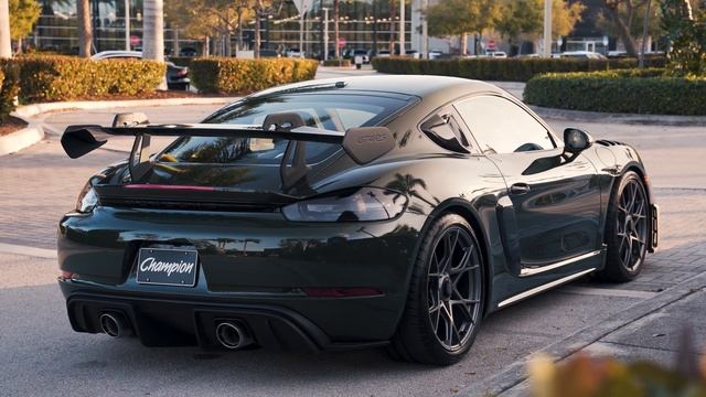 Paint to Sample 718 Cayman GT4 RS in Underberg Green смотреть онлайн