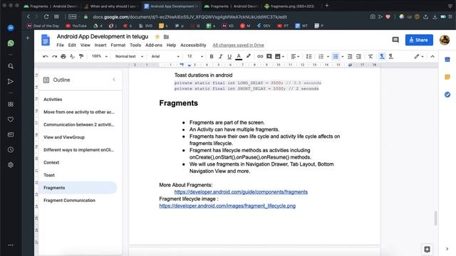 What is fragment in android | Use of fragment | android development tutorial for beginners in telug смотреть онлайн