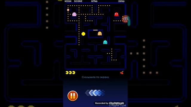Игра Pacman прохождение игры смотреть онлайн