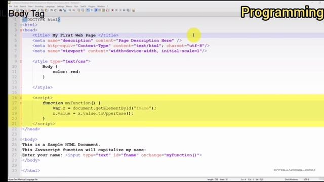 HTML body tag || HTML body tag onload || HTML body tag font family || bgcolor attribute in html смотреть онлайн