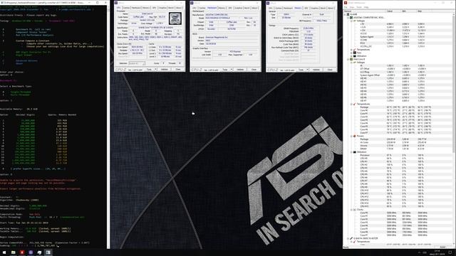 Intel Core i9-9900K AVX2 @ 5 GHz y-cruncher смотреть онлайн