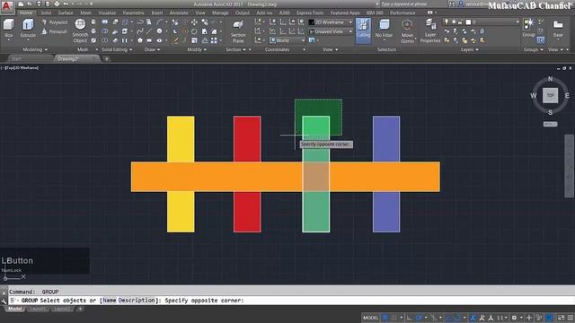 AutoCAD Tutorial How To Use Draworder Command смотреть онлайн