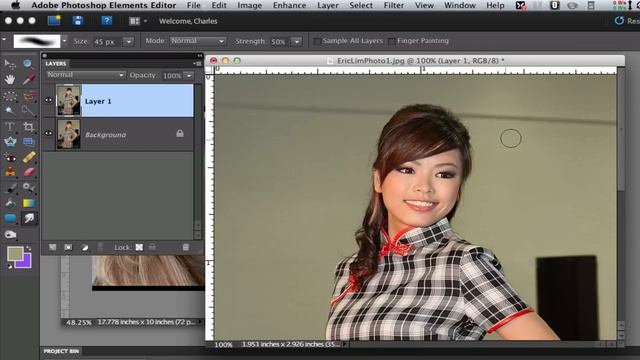 Learn Photoshop Elements - Rid Harsh Flash Shadows смотреть онлайн