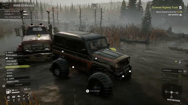 Snowrunner / DLC - High Roller / Khan Marshall Gameplay смотреть онлайн