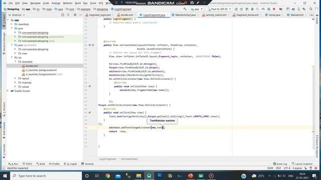 EditText Change Event Listener in android studio смотреть онлайн