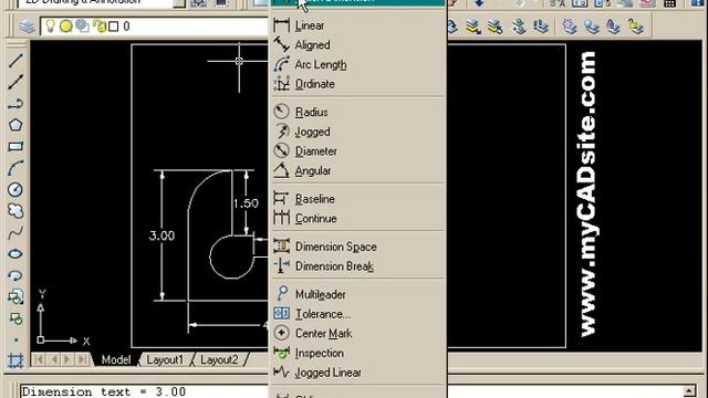 AutoCAD assignment for beginners - Extra #9 смотреть онлайн