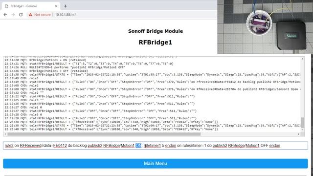 Sonoff RF Bridge Easy Setup with Tasmota Rules and the trigBoard смотреть онлайн