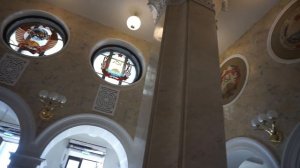 Москва. В здании Северного речного вокзала.