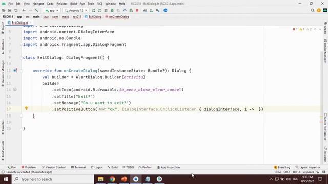 Building Alert Dialog (Emergency App Kotlin) смотреть онлайн