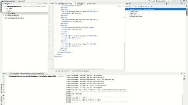Spring MVC web application : Create Maven Spring MVC смотреть онлайн