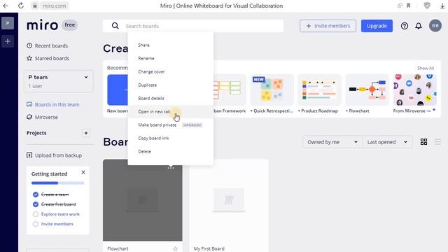 Как работать с доской в Miro? смотреть онлайн