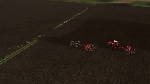 Работа тракторов на поле FS19 смотреть онлайн
