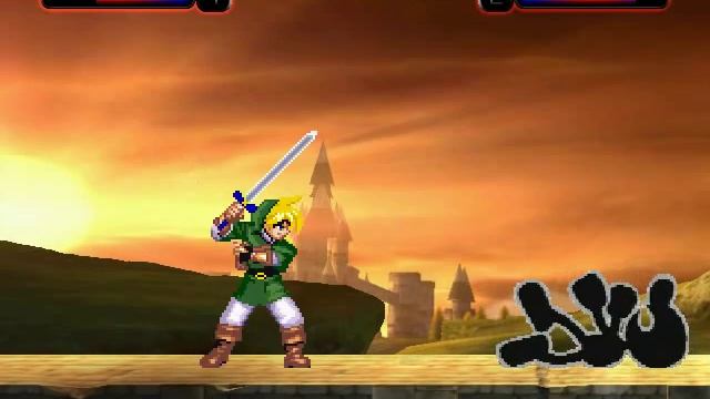 Mugen Battle: Link Vs Mr. Game & Watch