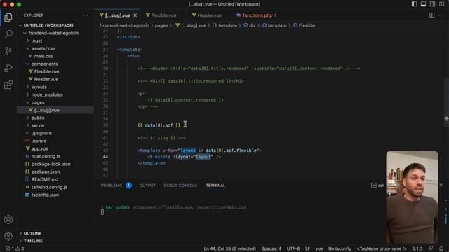 Advanced Custom Fields flexible content with WordPress REST API & Nuxt 3 - [WP + Nuxt.js PART 2] смотреть онлайн