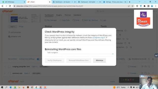 Admin Dashboard CSS Problem Solution #theumar #wordpress смотреть онлайн