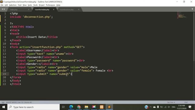 LECTURE - 3 Insert HTML form data by using PHP in Mysqli Database Tables By Noman Ali смотреть онлайн