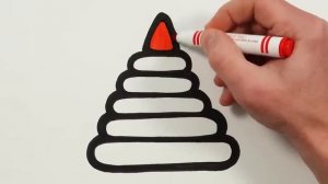 Рисуем фломастерами. Простой милый рисунок. Рисование для детей