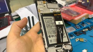 Полная разборка и замена дисплея на Samsung A02S