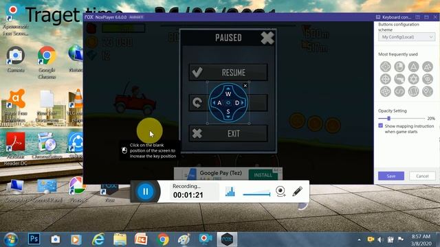 key mapping for hill climb racing in pc/laptop on nox pleayer смотреть онлайн
