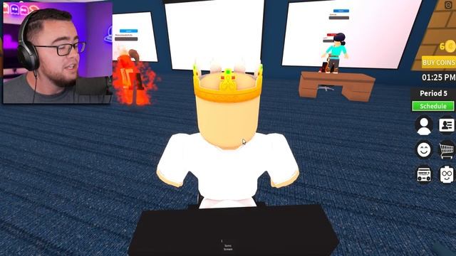 FLASH And HULK Go To SUPER HERO Highschool In ROBLOX смотреть онлайн