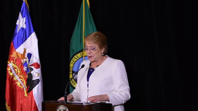 Gov. Inslee and President Michelle Bachelet of Chile смотреть онлайн