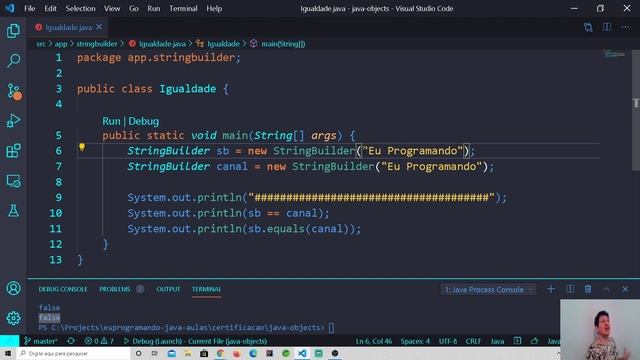Aula 45 - Igualdade de StringBuilders смотреть онлайн