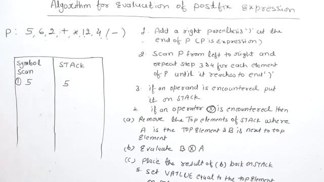 Evaluation of Postfix Expression in Data Structure Lec-18| Hindi смотреть онлайн