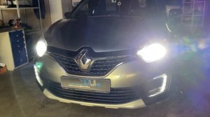 Вместо штатного галогена установили bi-led модули Aozoom A13 на Renault Kaptur 2018