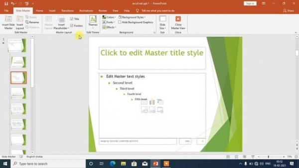 How to use Slide Master | Handout Master | Notes Master In Power Point