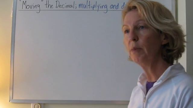 Moving the Decimal; move the decimal left or right when multiplying and dividing by a factor of 10 смотреть онлайн
