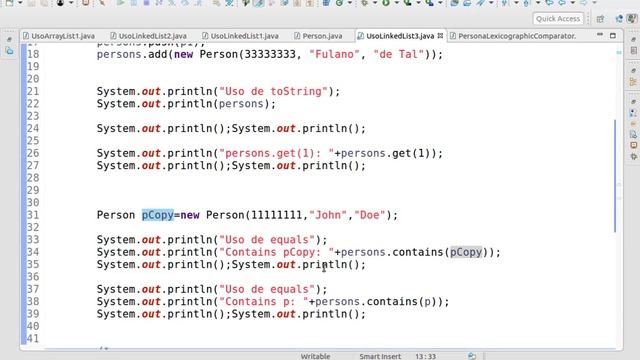 Ej05 - Colections with Custom Type/Class. Sort y Comparator смотреть онлайн