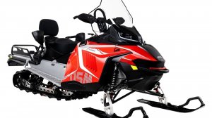 Снегоход OSM 1000 по пухляку и сколько тащит в гору