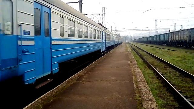 Эр1-192 прибывает на 2 путь Запорожье-2