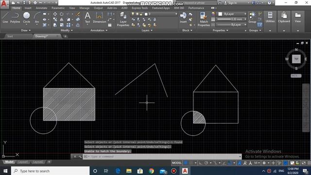AutoCAD 12 Hatch смотреть онлайн