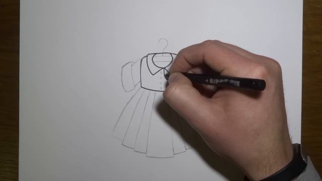 Как нарисовать платье смотреть онлайн
