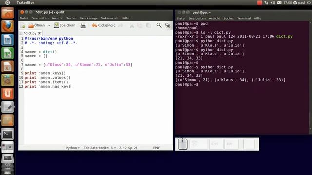 Python-Programmierung - Dictionaries (Teil 3) смотреть онлайн