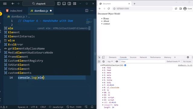 Accessing through id, class and tagname | handshake with dom | Javascript bangla tutorial #6.3 смотреть онлайн
