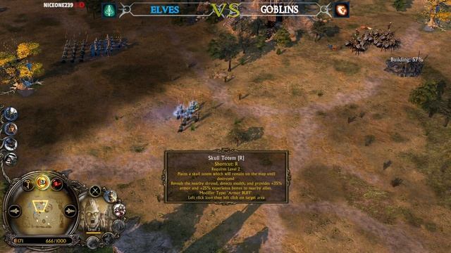 Elves VS Goblins | BFME2 1.09 v2 смотреть онлайн