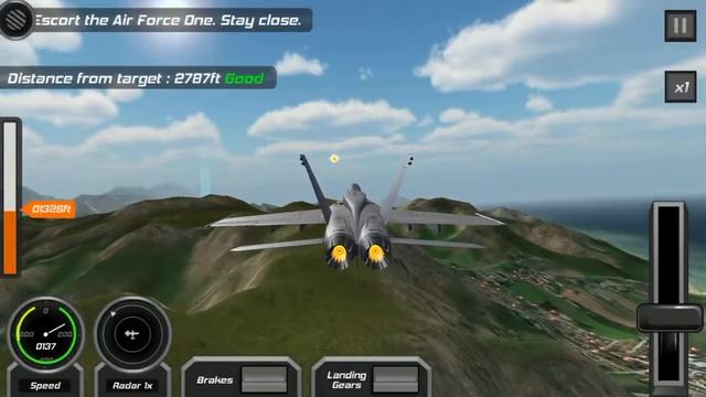 Flight Pilot Simulator Escort Mission