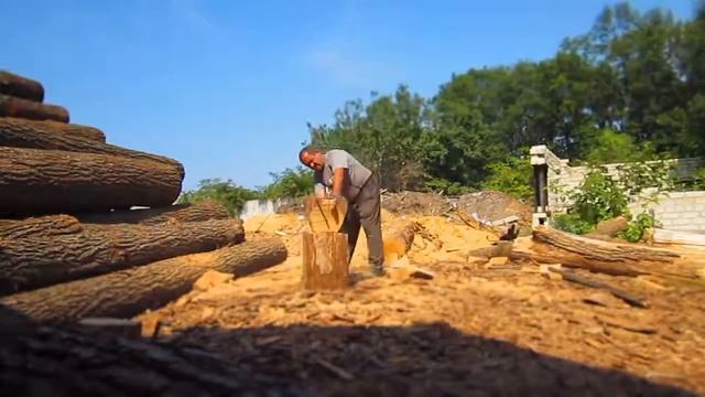 Стул из бревна за 25 секунд смотреть онлайн